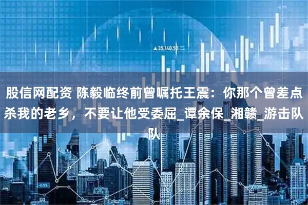 股信网配资 陈毅临终前曾嘱托王震:你那个曾差点杀我的老乡,不要让他受委屈_谭余保_湘赣_游击队